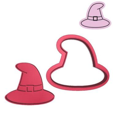 Imagem de Cortador Marcador Separado Chapéu da Bruxa Halloween - Doce Impresso, 