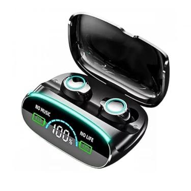 Imagem de Fones de Ouvido Intra Auriculares Bluetooth com Case de Carregamento, Visor Digital, Bateria de Longa Duração