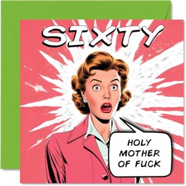 Imagem de Stuff4 Cartão engraçado de aniversário de 60 anos - Anos em quadrinhos - Piada rude hilariante, cartões comemorativos exclusivos - Humor de feliz aniversário para pai, mãe, avô, vovó, amigos ou