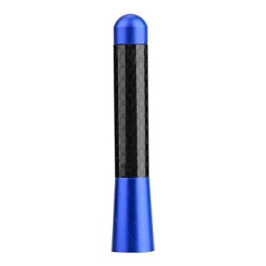 Imagem de Antena de Carro Universal de 3”, Conexão Aparafusada de, Substituição para Antena Antiga, Adequada para a Maioria Dos Veículos, 4 Pinos Incluídos (Azul)