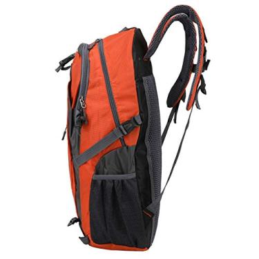 Imagem de Mochila de Escalada de Nylon à Prova D'água, Grande Capacidade, Leve, Bolsa Esportiva Ao Ar Livre para Acampamento, Caminhada (Laranja, tamanho de abertura: 7-15 cm / 2,8-5,9)