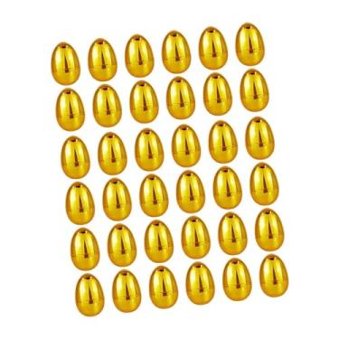 Imagem de Cesta de ovos de Páscoa dourada Prêmios Guloseimas Decorações Lembrancinhas para festa Caça à Páscoa Suprimentos Ovos de Páscoa recheáveis para, 36 Unidades