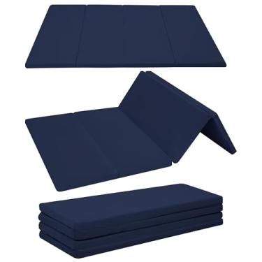 Imagem de MeMoreCool Tapete de espuma para bebês, tapete de engatinhar, tapete de bebê para área de jogos, tapete de brinquedo infantil dobrável, acolchoado para sala de jogos infantil, tapete grosso de pelúcia