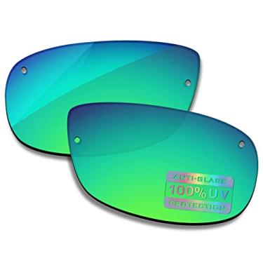 Imagem de Bowyer Lentes de reposição polarizadas para óculos de sol Ray-Ban RB3183 63 mm - Espelho verde jade