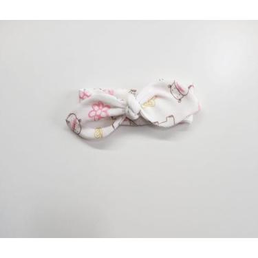 Imagem de Conjunto/kit Bebê Menina Body Tiara Calça - Mania de Mãe, Marrom, M