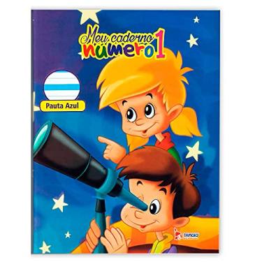 Imagem de Caderno Pedagógico C.D. Brochura Pauta Azul Tamoio - Meu Caderno N°1 Capa 1
