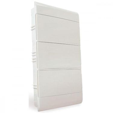 Imagem de Centrinho Steck Pvc 36 Disjuntor Din Embutir Branco