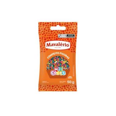 Imagem de Confeito confeite 50g mil cores mavalério