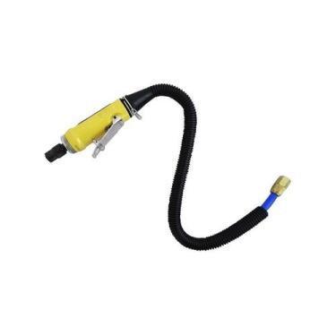 Imagem de Mini Retifica Reta Pneumática Encaixe 1/4" Puma, Amarelo