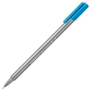 Imagem de Caneta Ponta Extra Fina 0.3mm, Staedtler, Fineliner Triplus, 334-30 02, Azul Marinho