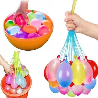 Imagem de Kit 185 Balão De Água Guerra De Bexiga Brincadeira Divertida - Om