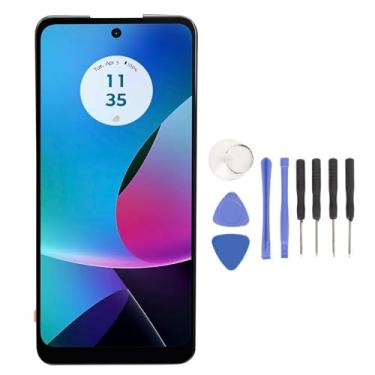 Imagem de Tela do Telefone para Moto G Play 2023, Tela Sensível Ao Toque do Telefone de 6,5 Polegadas Com Ferramenta de Reparo de Impressão Digital, Kit de Montagem de Tela de Toque do