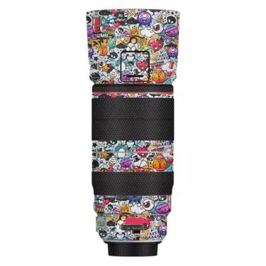 Imagem de Película protetora de vinil para câmera para Canon EF 100-400 mm F4.5-5.6L is II USM Protector Coat Acessórios para fotografia 100-400 4.5-5.6 (Graffiti White)