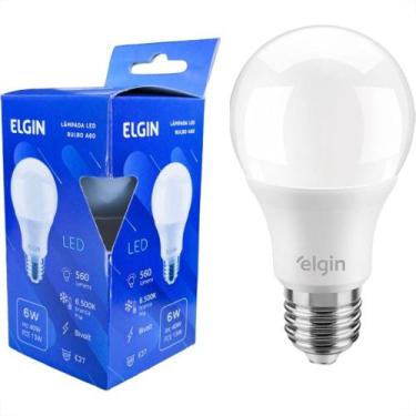 Imagem de Lampada Led Bulbo Elgin A60 - 6W. 6500K. - Kit C/10 Pecas
