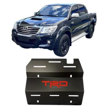 Imagem de Protetor Motor Carter Hilux TRD CD 2005 a 2015 Preto - C&K