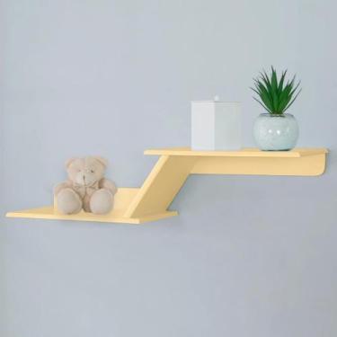 Imagem de Prateleira Zig Zag 72cm Em Mdf Para Quarto De Bebê - 26 - LuckBaby, Am
