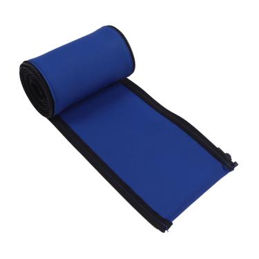 Imagem de Capa de corrimão para piscina QANYEGN com zíper, manga antiderrapante para corrimão de piscina, manga antiderrapante ajustável para escada de piscina (6 pés)