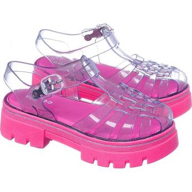 Imagem de Sandália Fisherman Blogueira Tratorada Plataforma Verão Camin Calçados