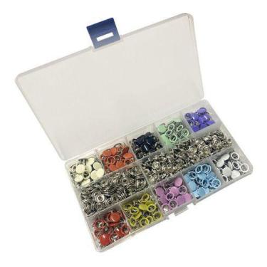 Imagem de Kit Botão De Pressão 35 Tic Tac Bore Roupinha De Bebe - Adb