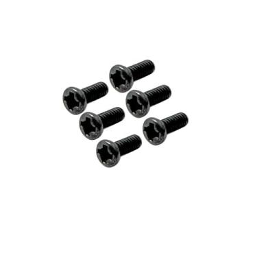 Imagem de ZAHARA Parafusos de substituição de capa de base inferior preta para Dell G15 5530 G16 7630, um conjunto de 6, parafusos anti-decolagem não incluídos, especificações M2x5