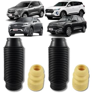 Imagem de Par batente e coifa amortecedor dianteiro tiggo 5x 7 8 2018 2019 2020 