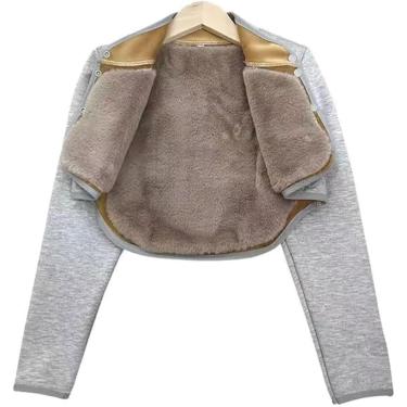 Imagem de Aquecedor De Ombro Mais Quente, Proteção De Ombro, Cachecol, Confortável, Ombreiras Grossas, Suporte De Ombro Outono Inverno Para Idosos, Dormindo No Pescoço, M