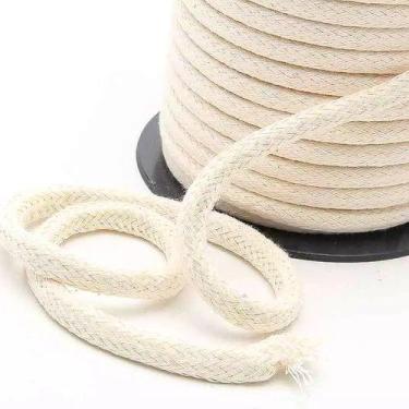 Imagem de Pavio De Algodão 8mm Lamparinas Tochas Lampião Kit 20 Mts - agrog