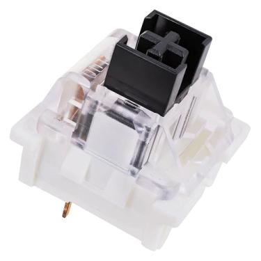 Imagem de OUTEMU Interruptores pretos, 3 pinos/lineares pesados/60 g de força/RGB/interruptores à prova de poeira para teclado mecânico - compatível com Cherry MX Switches-Pack109