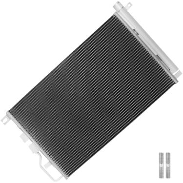 Imagem de Condensador A/C de ar condicionado compatível com Chevrolet Equinox GMC Terrain 2010-2015 SUV # 3789, 20839794, GM3030284, 10542, 7013789, 4770789, 1563695