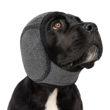 Imagem de SUNFURA Moletom com capuz calmante para cães – alívio da ansiedade, orelhas silenciosas para cães, protetores de ouvido para animais de estimação, proteção contra ruído, hematoma para escovação