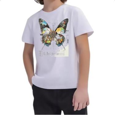 Imagem de Camiseta Infantil Borboleta Mecanica Interna Cyberpunk - Alearts, 12