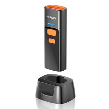 Imagem de Scanner de código de barras sem fio Mini Bluetooth 1D 2D QR Scanner de código de barras 3 em 1 Bluetooth e 2.4G e USB Wire Leitor de código de barras compatível com Windows Android iOS Tablet PC (com