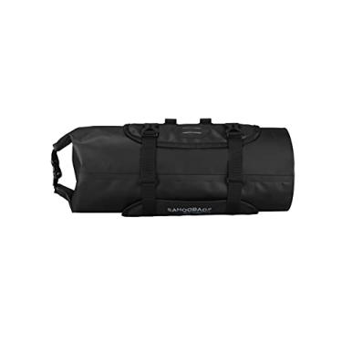 Imagem de Roswheel Attack Series 111369 Bolsa para guidão de bicicleta com capacidade ajustável à prova d'água com embalagem seca destacável, preta