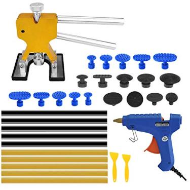 Imagem de JMgist Hot Melt Bastões de cola Ferramenta de reparo para reparo de carro, remoção de dedo, conjunto de dispositivos de elevação de dedo, para decapagem de carroJMgist JM-PDR-025