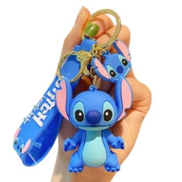Imagem de Chaveiro Pingente Emborrachado Lilo Stitch e Angel Disney, Stich