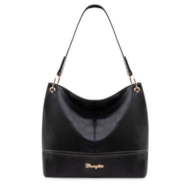 Imagem de Bolsa Hobo Montana West Wrangler WG20-918BK em material vegano