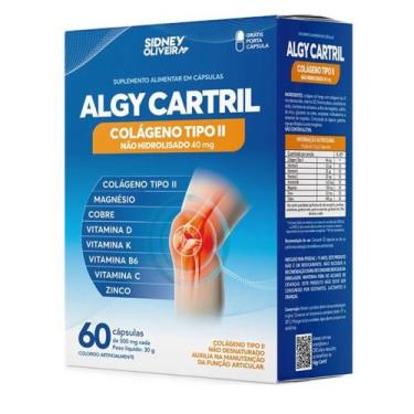 Imagem de Colágeno Tipo II Não Hidrolisado 40 mg + Vitaminas Algy Cartril 60 cap