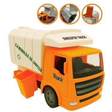 Imagem de Caminhão Miniatura Infantil Coletor De Lixo Som Luzes Top - STORE SHAR