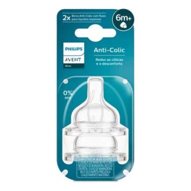 Imagem de Kit 2 Bicos Philips Avent Anti Cólica Líquidos Espessos