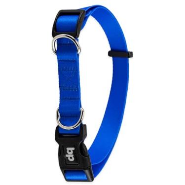 Imagem de Basic Pet Coleira Para Cachorro Cães Premium Tamanho Porte Grande Médio Pequeno (Azul, M)