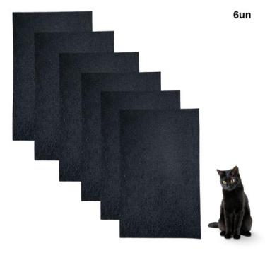 Imagem de Kit arranhador gato protetor de sofa carpete adesivo brinquedo pet ant