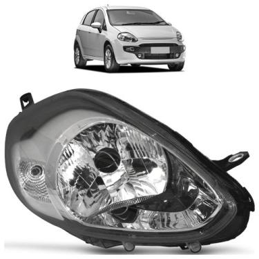 Imagem de Farol Dianteiro Punto 2012 A 2016 Máscara Cromada - Automotive Imports