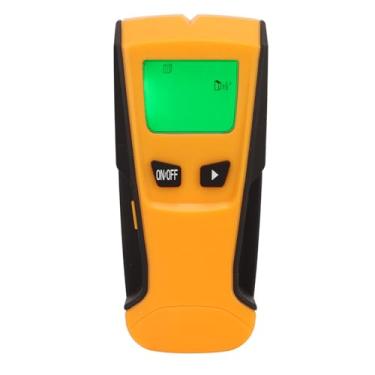Imagem de TOOLSGO Scanner de parede LCD verde retroiluminado sem fio, localizador de pinos altamente preciso, scanner de parede com chip de microprocessador inteligente para digitalizar o centro e a borda do