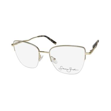 Imagem de Sean John 6041 Armação de óculos/óculos masculinos, elegante, clássico, autêntico, raro, Nude/dourado, 54-19-145