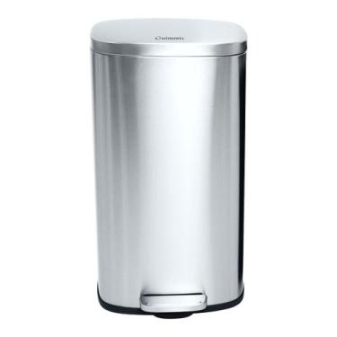 Imagem de Lixeira Pedal Top Clean Inox 30 Litros com Balde Interno - GUIMMIS