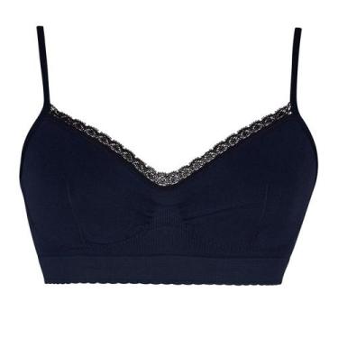 Imagem de Top 41260-003 Lupo Sem Aro e Bojo Renda Antimicrobial Taça B Poliamida