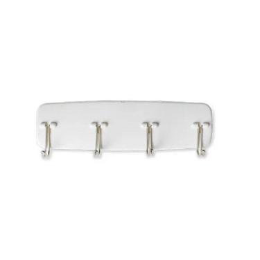 Imagem de Gancho Adesivo Plastico Branco Grande Secalux 231300