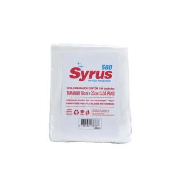 Imagem de Pano Multiuso SYRUS S60 BRANCO 28 X 35 65G pacote 100 Panos