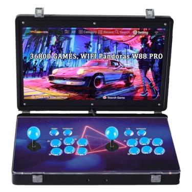 Imagem de RegiisJoy 36800 in 1 Metal Box Arcade Game Console, 22-inch HD Screen Portable 3D WiFi Pandoras Box W88 pro Retro Video Game Machine, Search Hide Save Load Pause Function