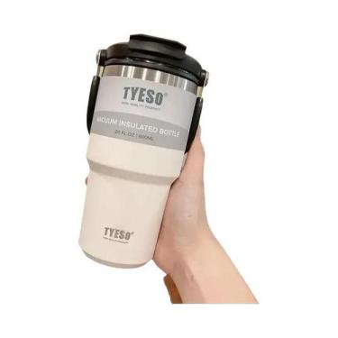 Imagem de Caneca Térmica de Aço Inoxidável com Alta Capacidade - Garrafa Térmica